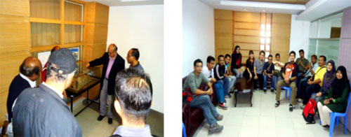 The Universiti of Teknologi, Malaysia recently visited AUST